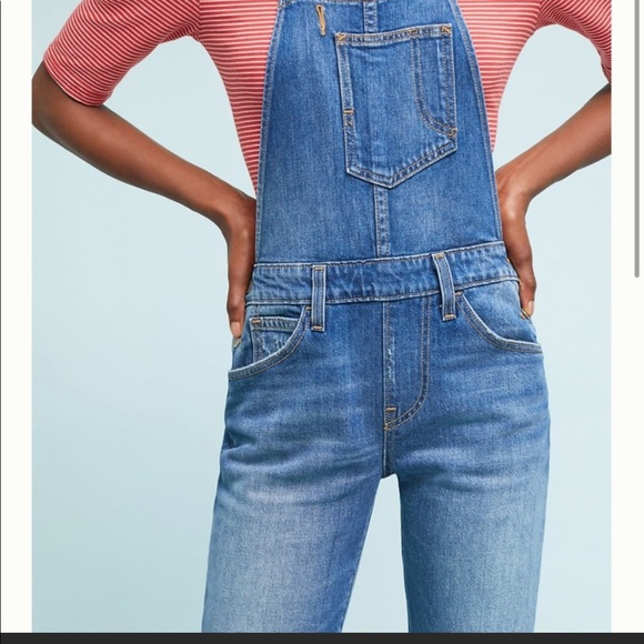 Anthropologie Levi’s New Distressed Overalls XS - Picture 7 of 11